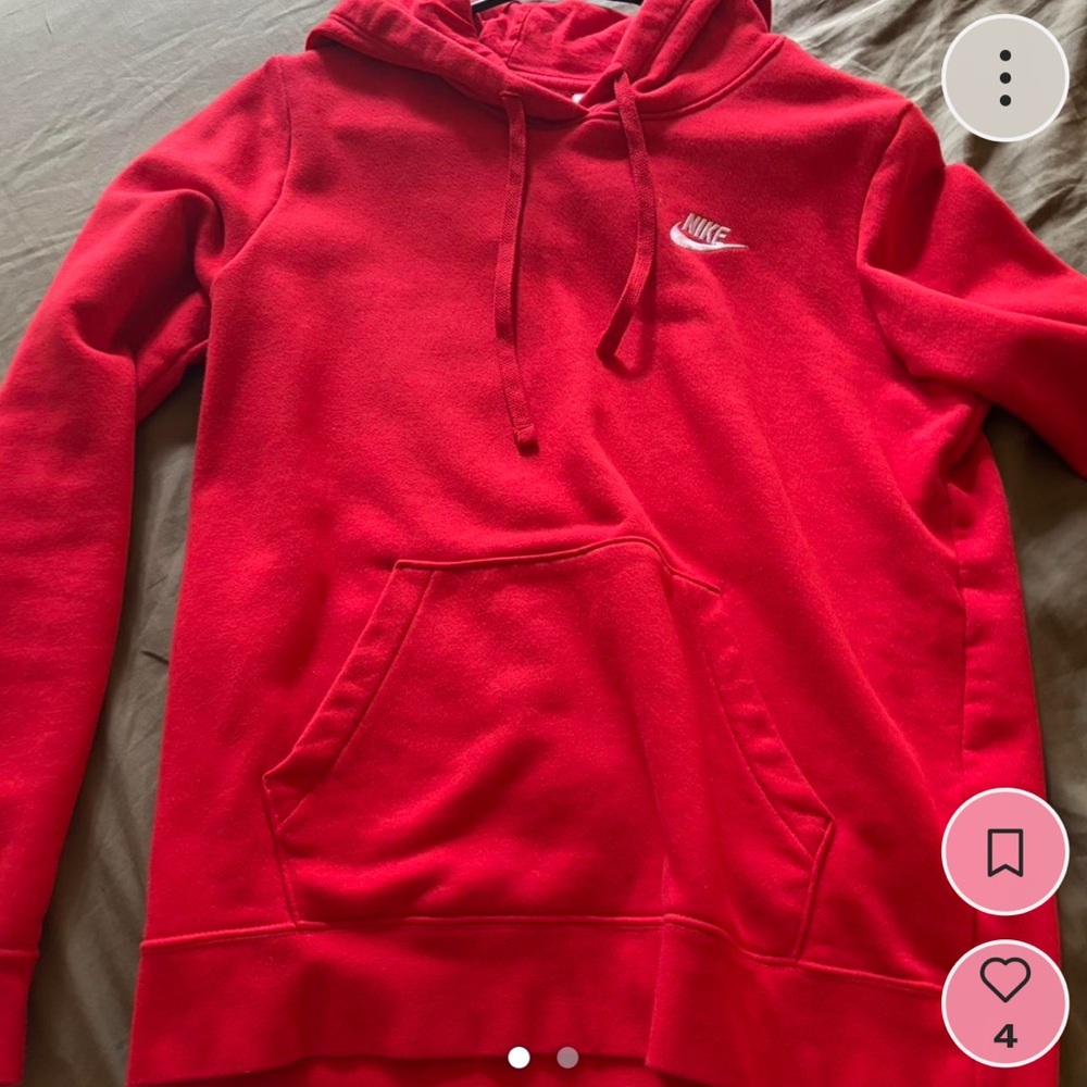 Nike Women's Bright Red Hoodie